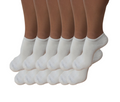 No Look Anklet Bamboo Viscose Socks Unisex Natural Color - 12-pack - The7Letter