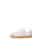 Adidas (PS) Samba – White/Semi Pink Spark