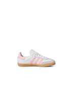 Adidas (PS) Samba – White/Semi Pink Spark