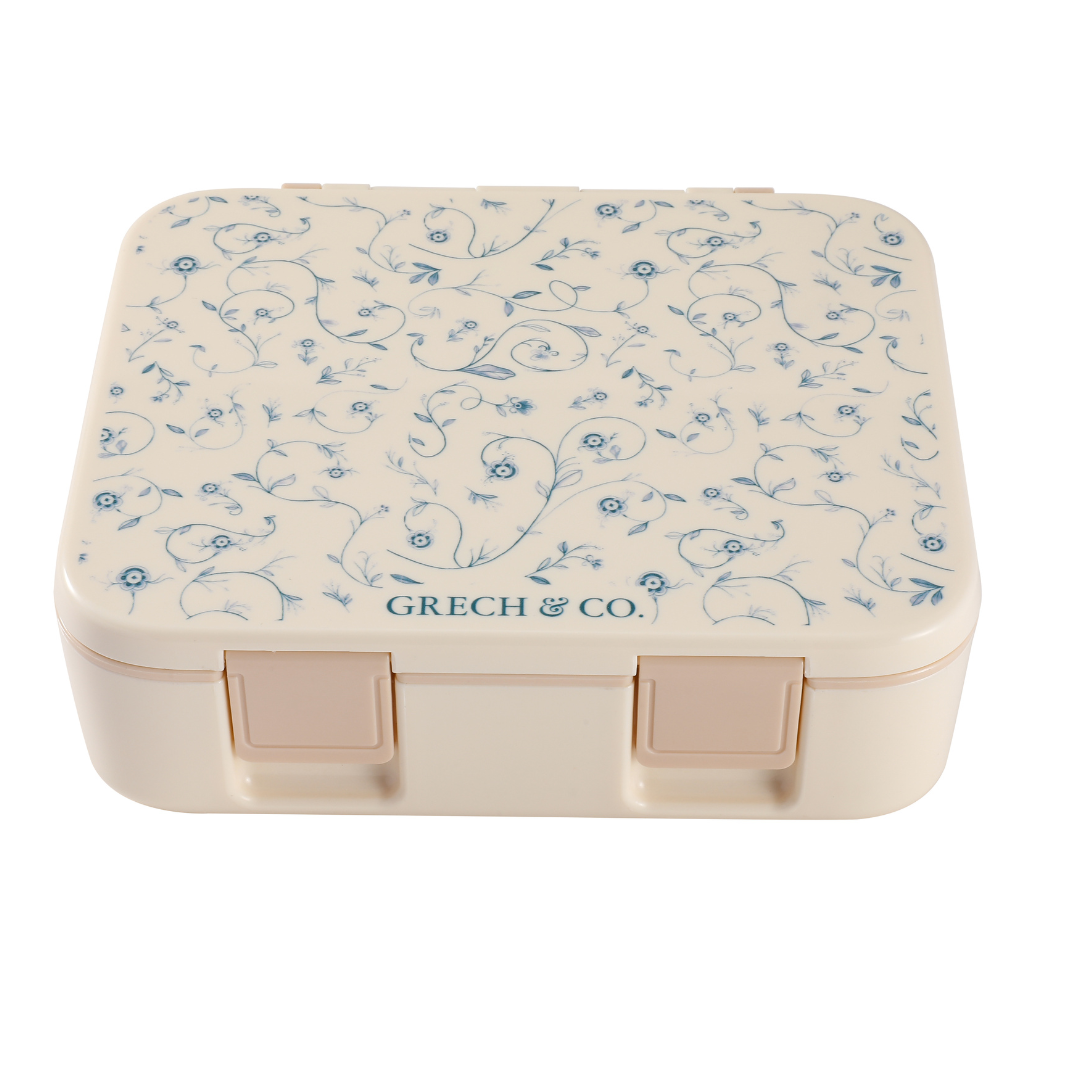 3 Compartment Leakproof Lunchbox | Scandi Floral - The7Letter