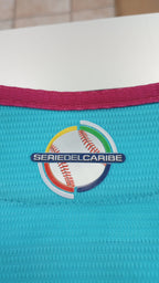 Maillot Officiel de la Série du Caribe 2024 pour hommes de la République dominicaine - Sarcelle
