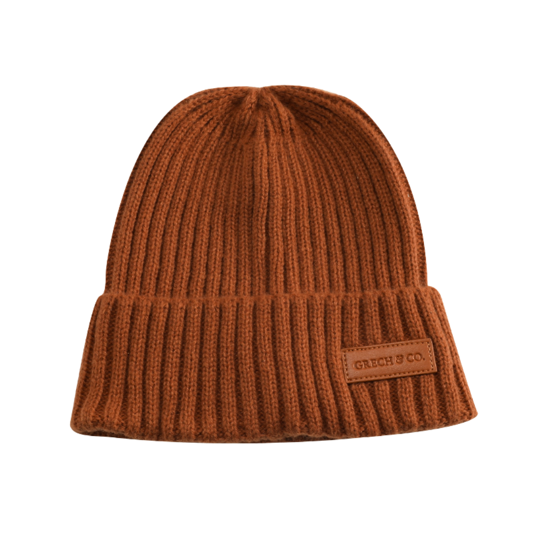 Knit Beanie Wide Rib | Sienna - The7Letter