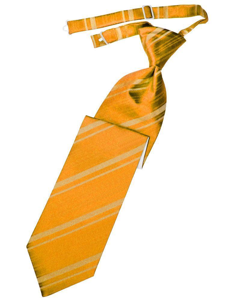 Striped Satin Kids Necktie