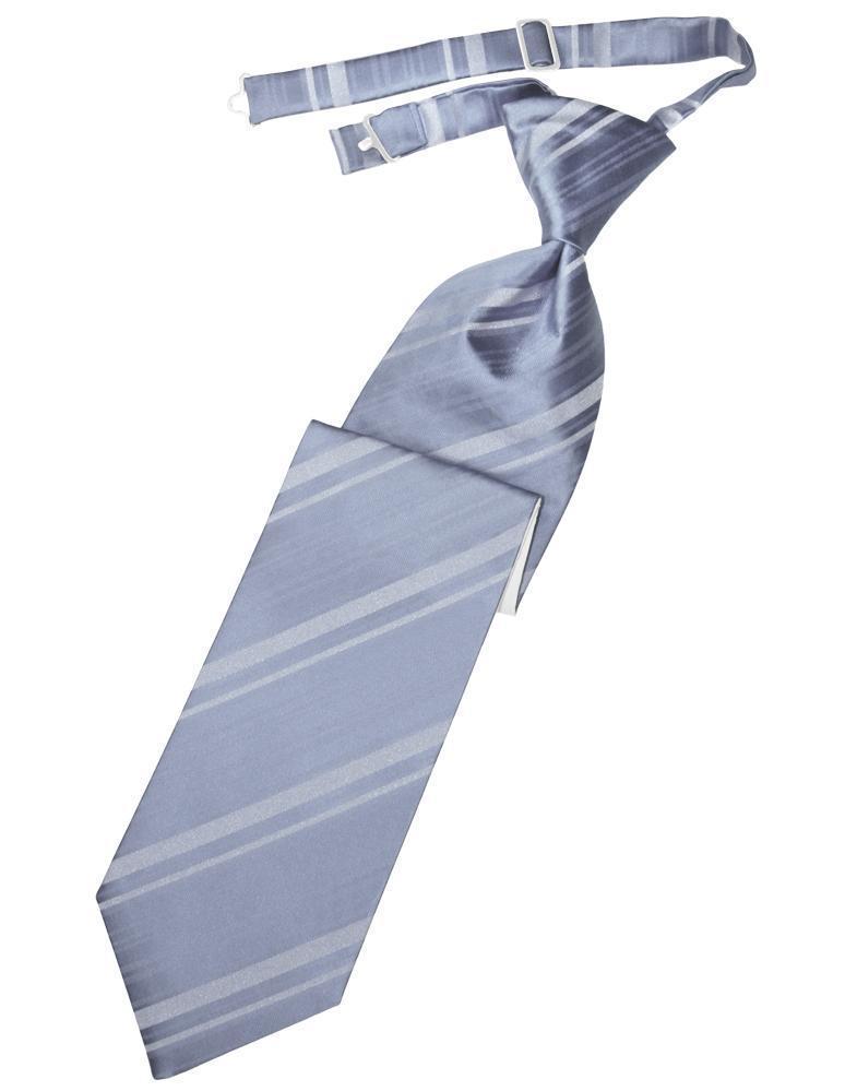 Striped Satin Kids Necktie