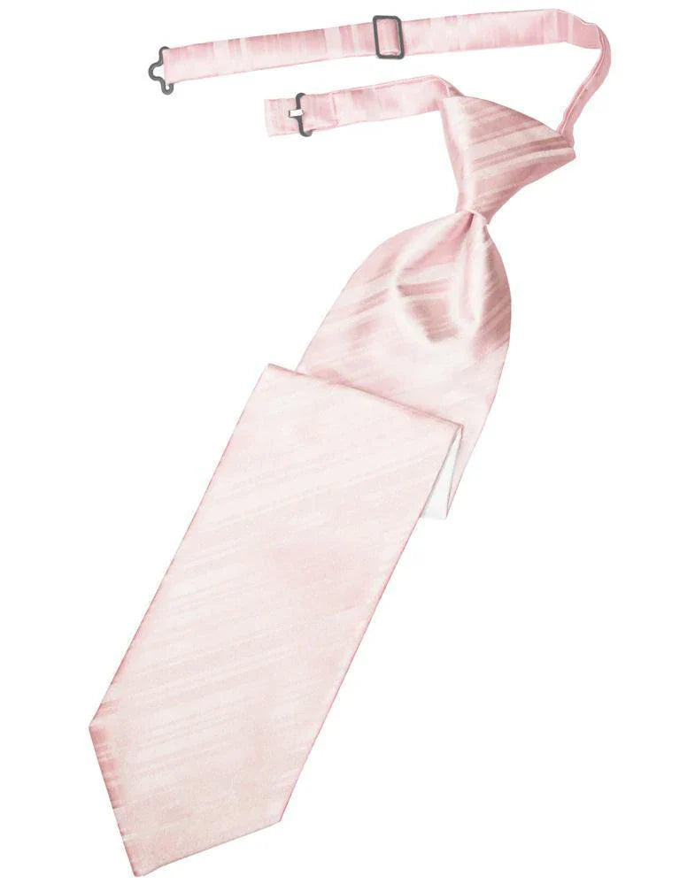 Striped Satin Kids Necktie