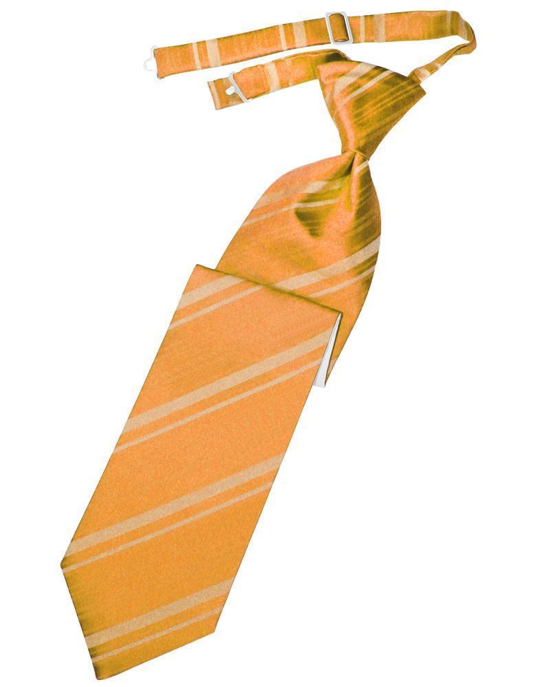 Striped Satin Kids Necktie