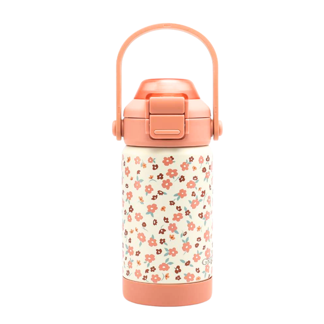 Sip + Chug 2 in 1 Thermo Water Bottle 12 oz. | Sunset Meadow - The7Letter