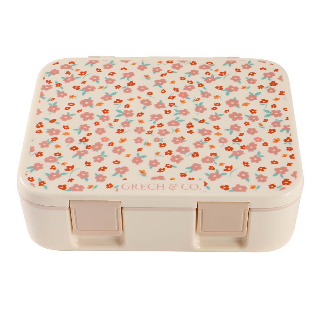 3 Compartment Leakproof Lunchbox | Sunset Meadow - The7Letter