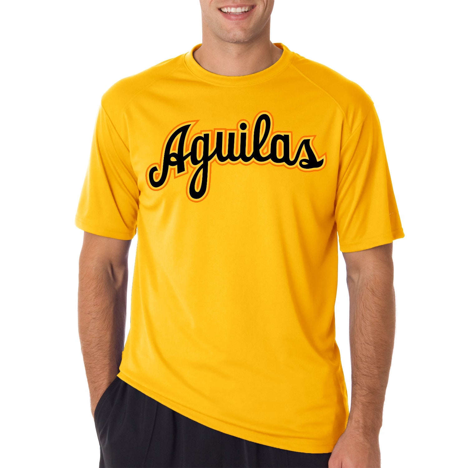 T-shirt Águilas Cibaeñas – Design Cursif Premium