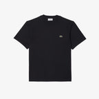 T-shirt en coton Lacoste pour homme - Noir