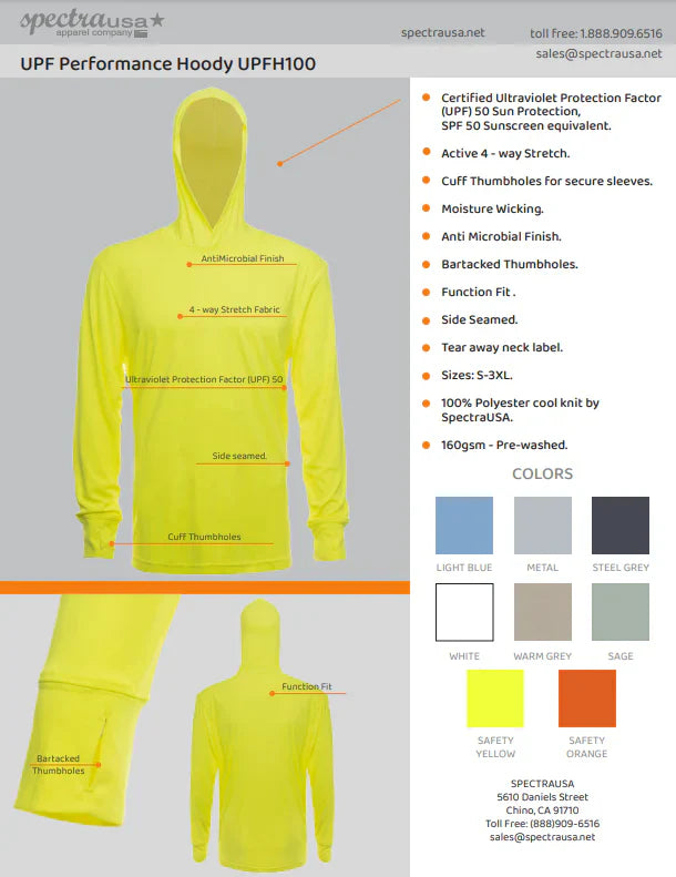 UPF 50 Performance Hoody - The7Letter