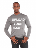 Custom Printed Men's Bamboo Viscose/Organic Cotton Long Sleeve T-Shirt - The7Letter