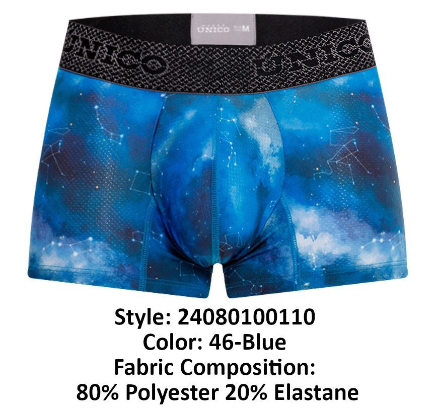 Unico 24080100110 Infinito Trunks Color 46-Bleu