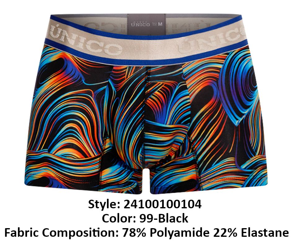Unico 24100100104 Boxer Calamo Couleur 99-Noir