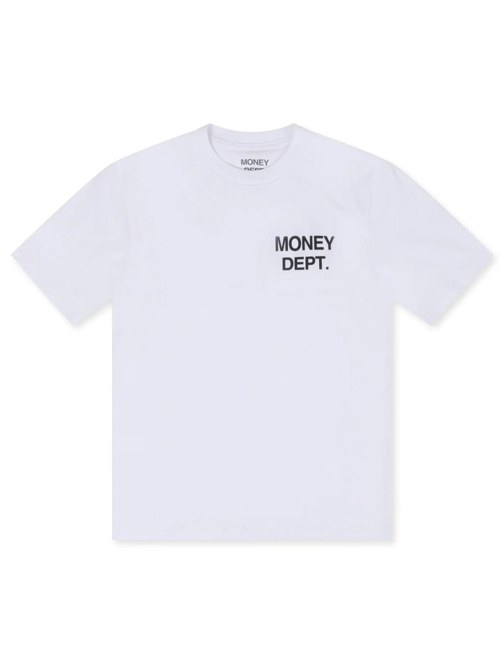 Money Dept. Los Angeles Heavyweight T-Shirt – Weiß/Schwarz