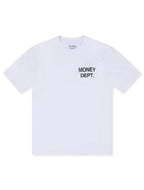 Money Dept. Los Angeles Heavyweight T-Shirt – Weiß/Schwarz