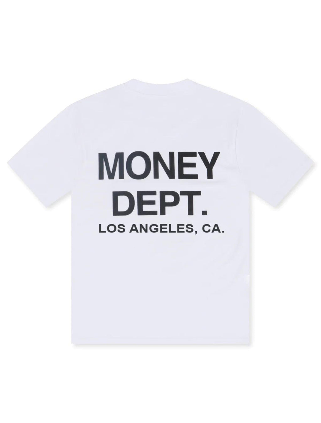Money Dept. Los Angeles Heavyweight T-Shirt – Weiß/Schwarz