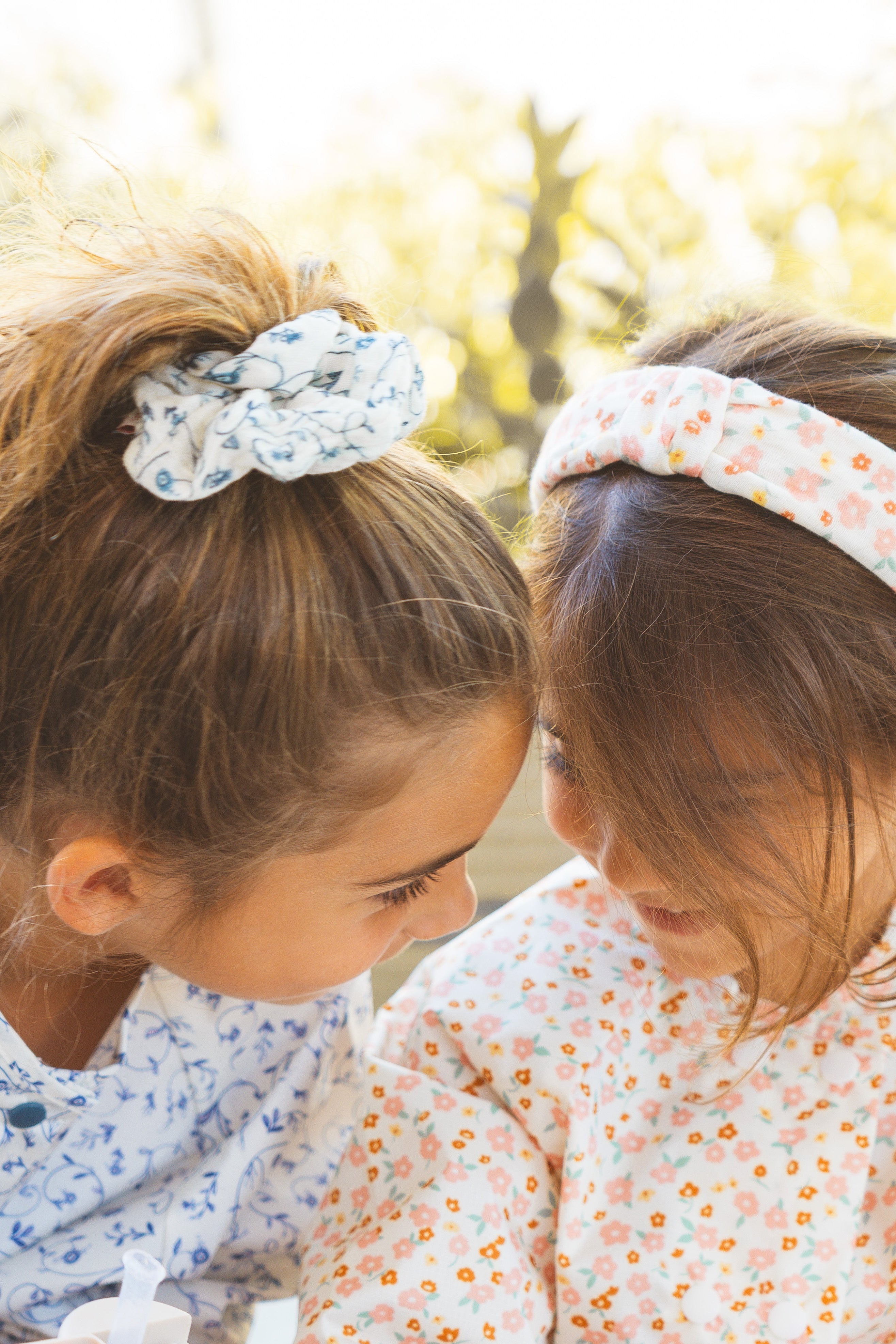 Classic Knot Headband | Organic Cotton | Sunset Meadow - The7Letter