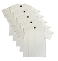 Men's Bamboo Viscose/Organic Cotton Short Sleeve T-Shirt Off White Color - 5-Pack - The7Letter