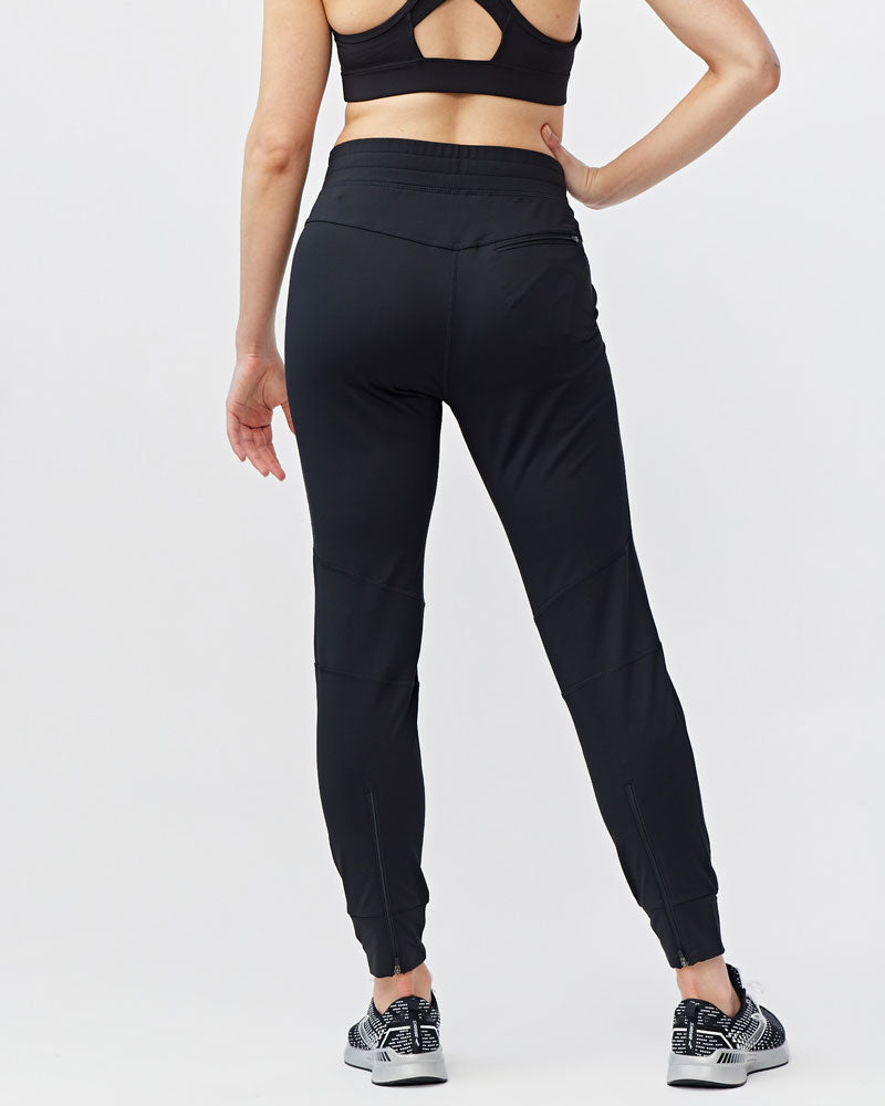 Valia Damen Joggingshose, Schwarz