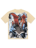 T-shirt instable Vtilted - Crème