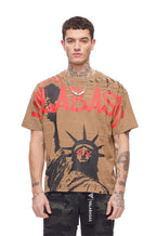 T-shirt Freedom Valabasas - Kaki