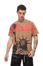 T-shirt Freedom Valabasas - Kaki
