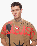 T-shirt Freedom Valabasas - Kaki