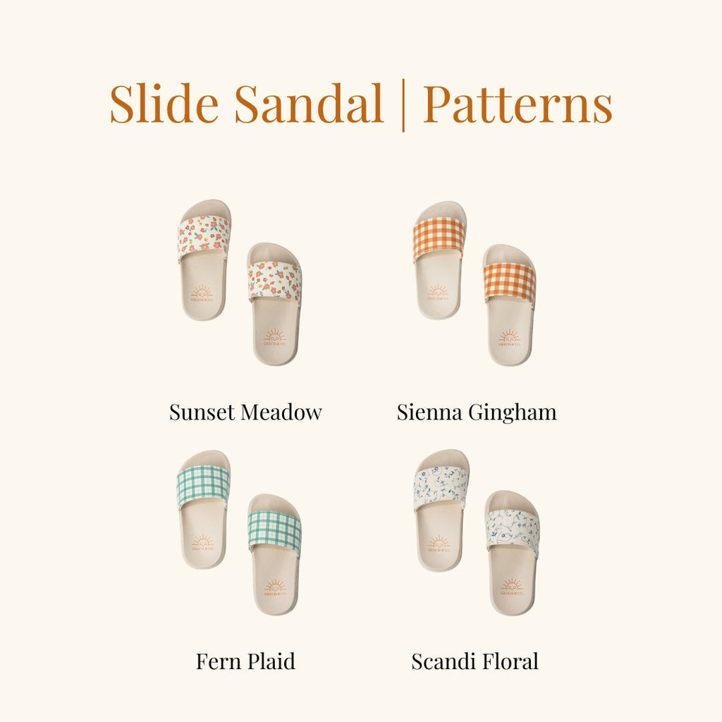 Slide Sandal | Sunset Meadow - The7Letter
