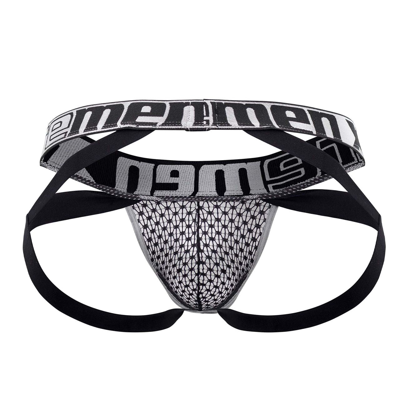Jockstrap en dentelle Xtremen 91118, couleur noir