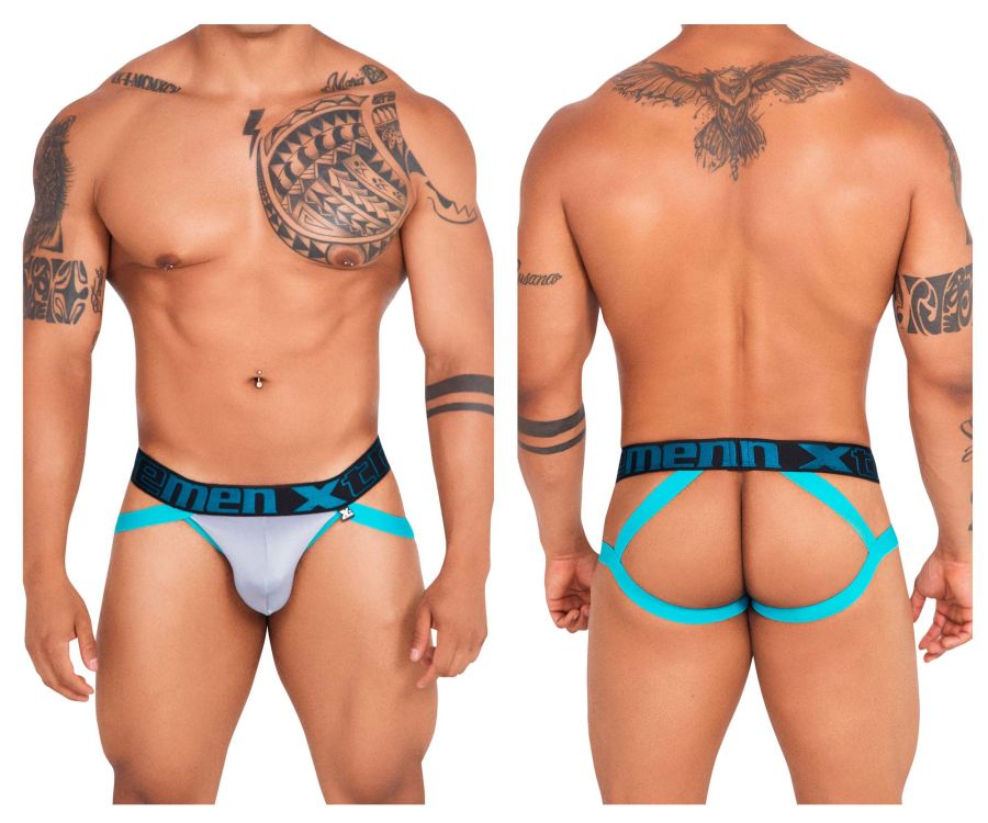 Xtremen 91139 Jockstrap Athlétique Couleur Gris Clair