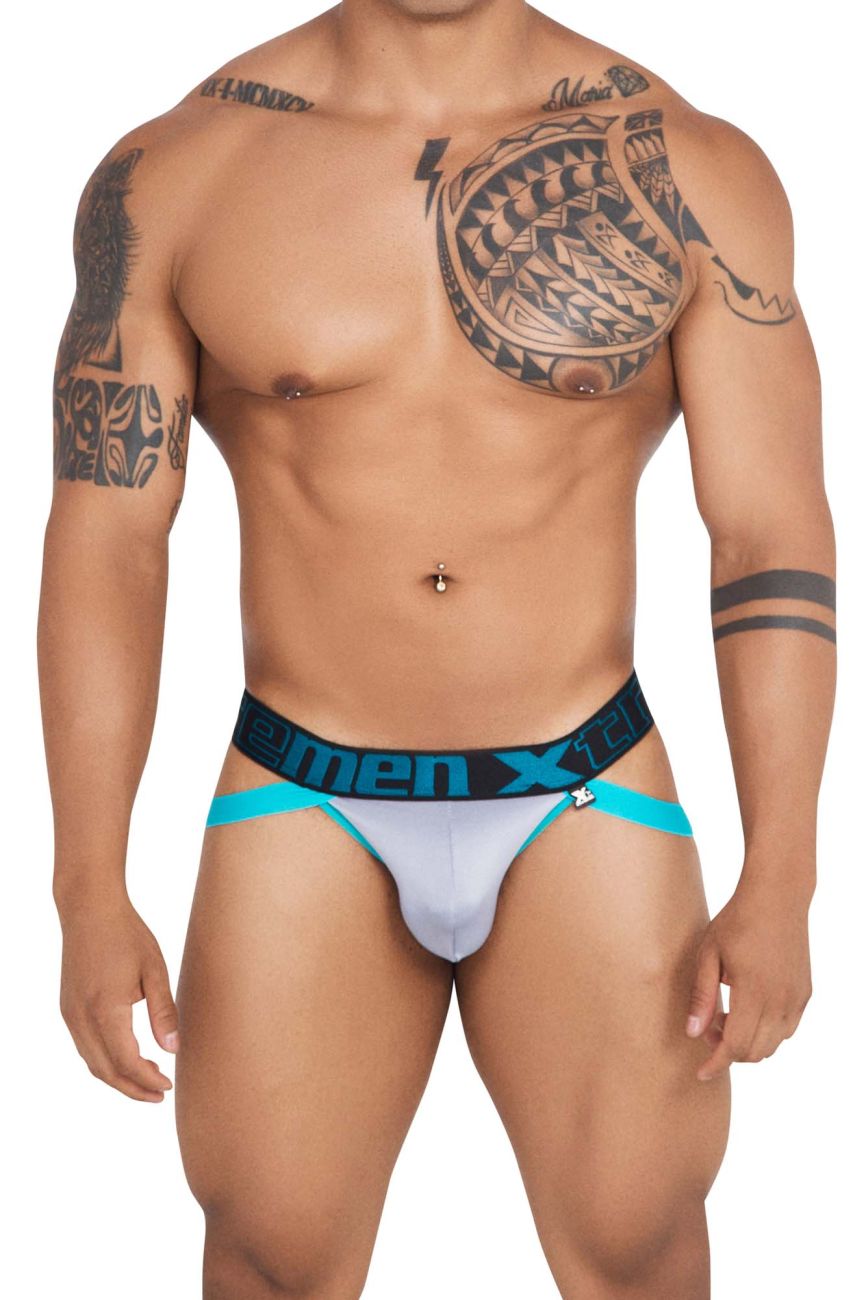 Xtremen 91139 Jockstrap Athlétique Couleur Gris Clair
