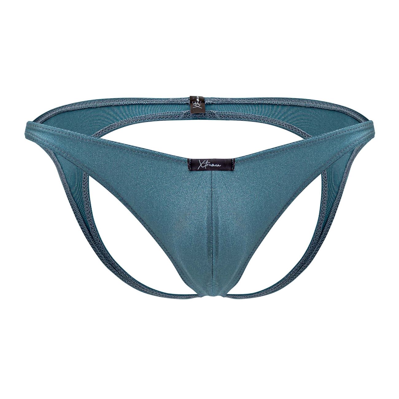 Xtremen 91149 Jockstrap étincelant couleur argent