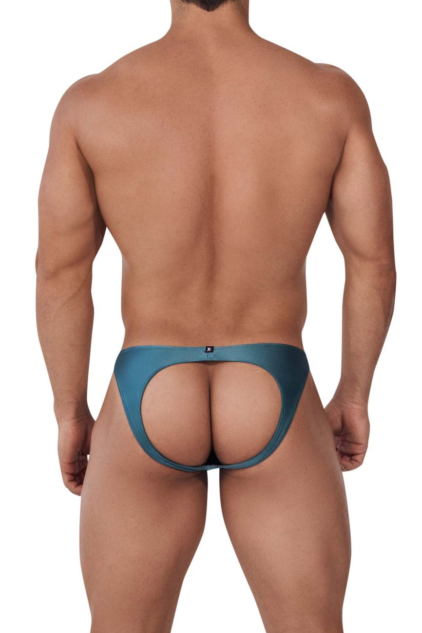 Xtremen 91149 Jockstrap étincelant couleur argent