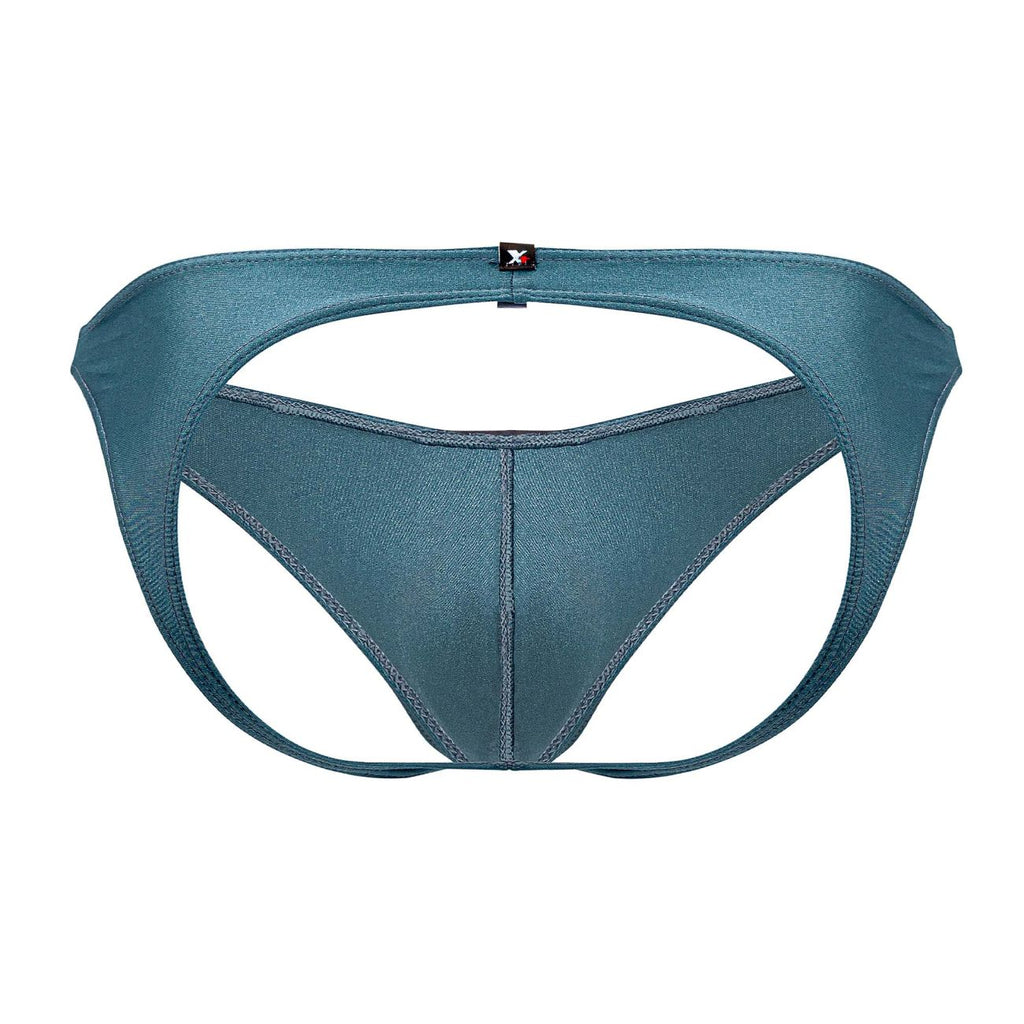 Xtremen 91149 Jockstrap étincelant couleur argent