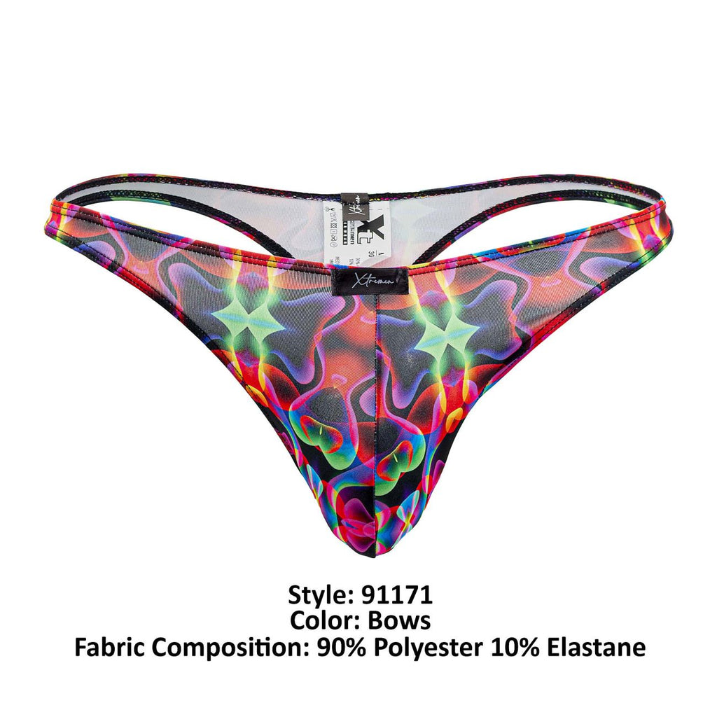 Xtremen 91171 Strings imprimés Color Bows