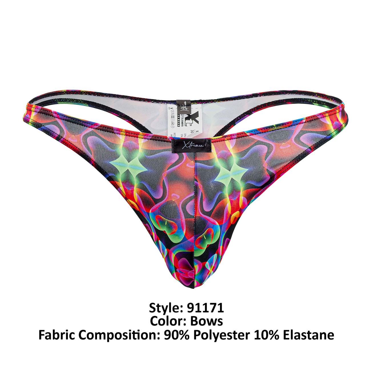 Xtremen 91171 Strings imprimés Color Bows