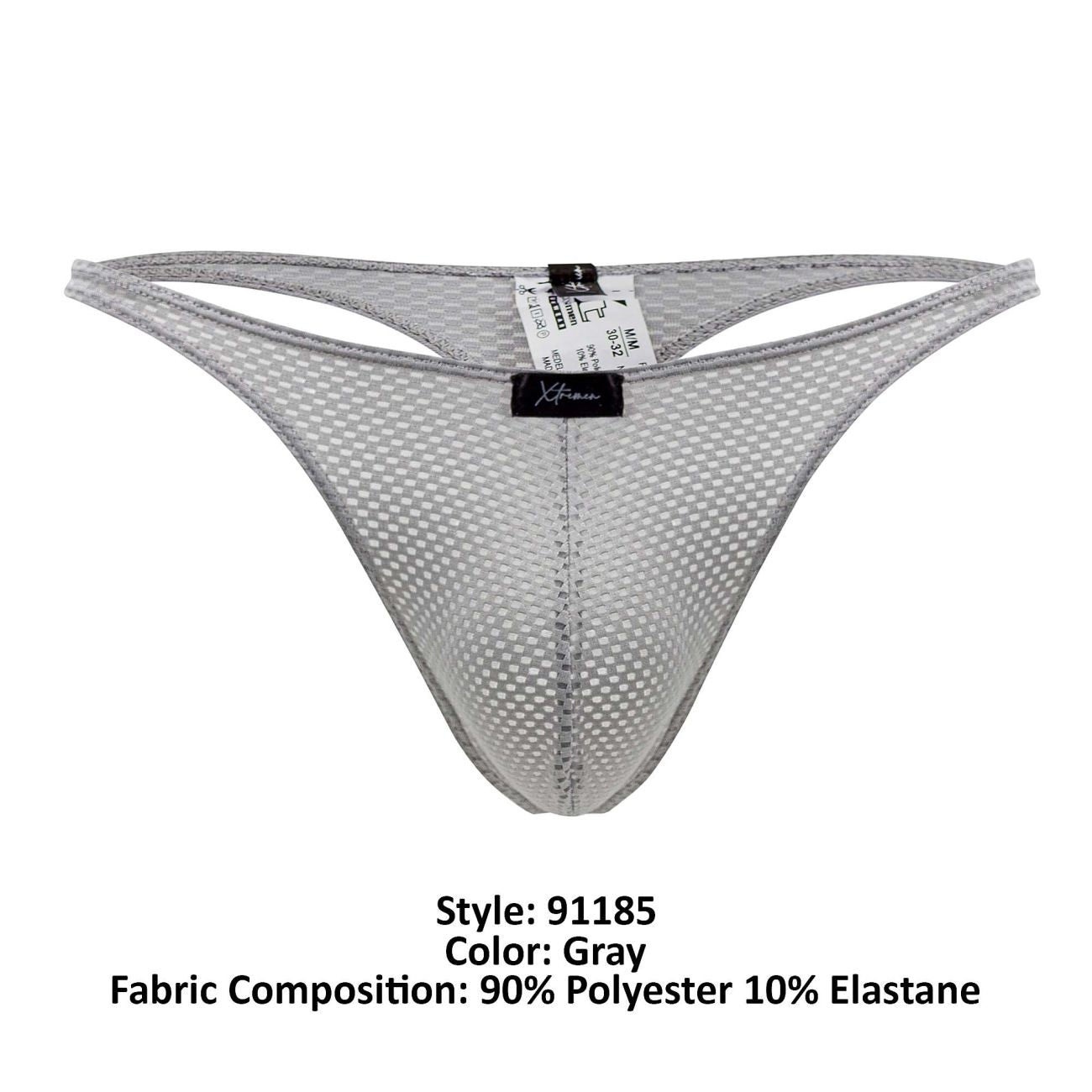 Xtremen 91185 Strings filet Couleur Gris