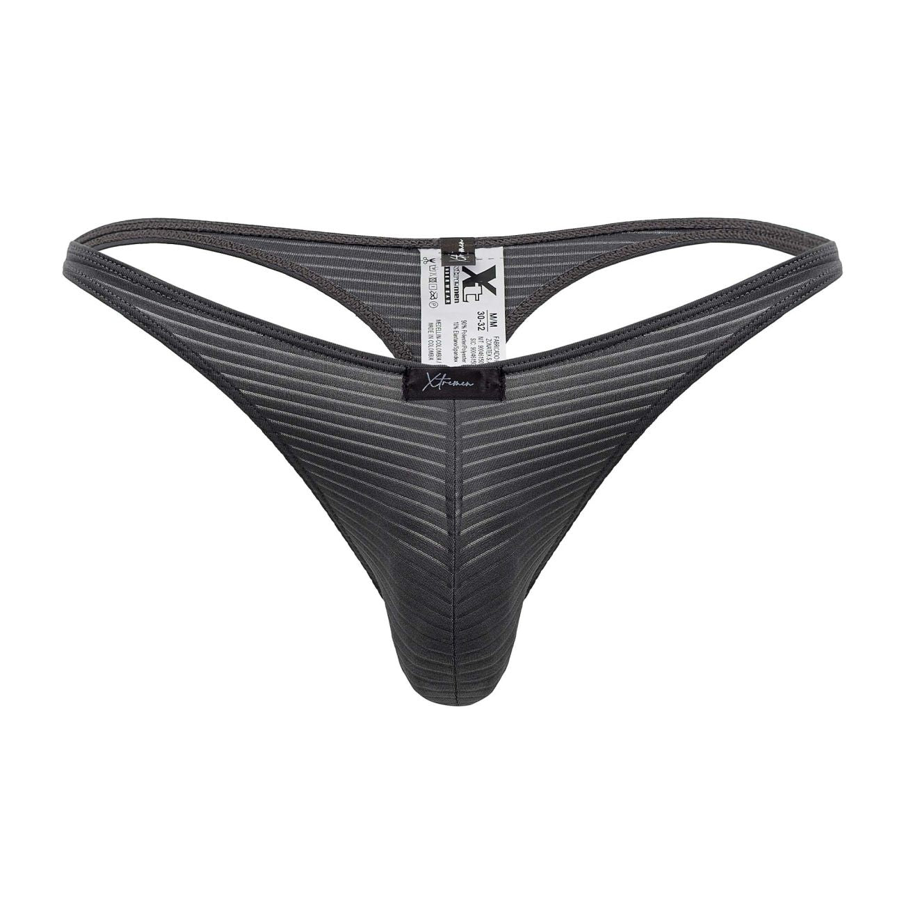 Xtremen 91198 Jacquard-Strings, Farbe Grau