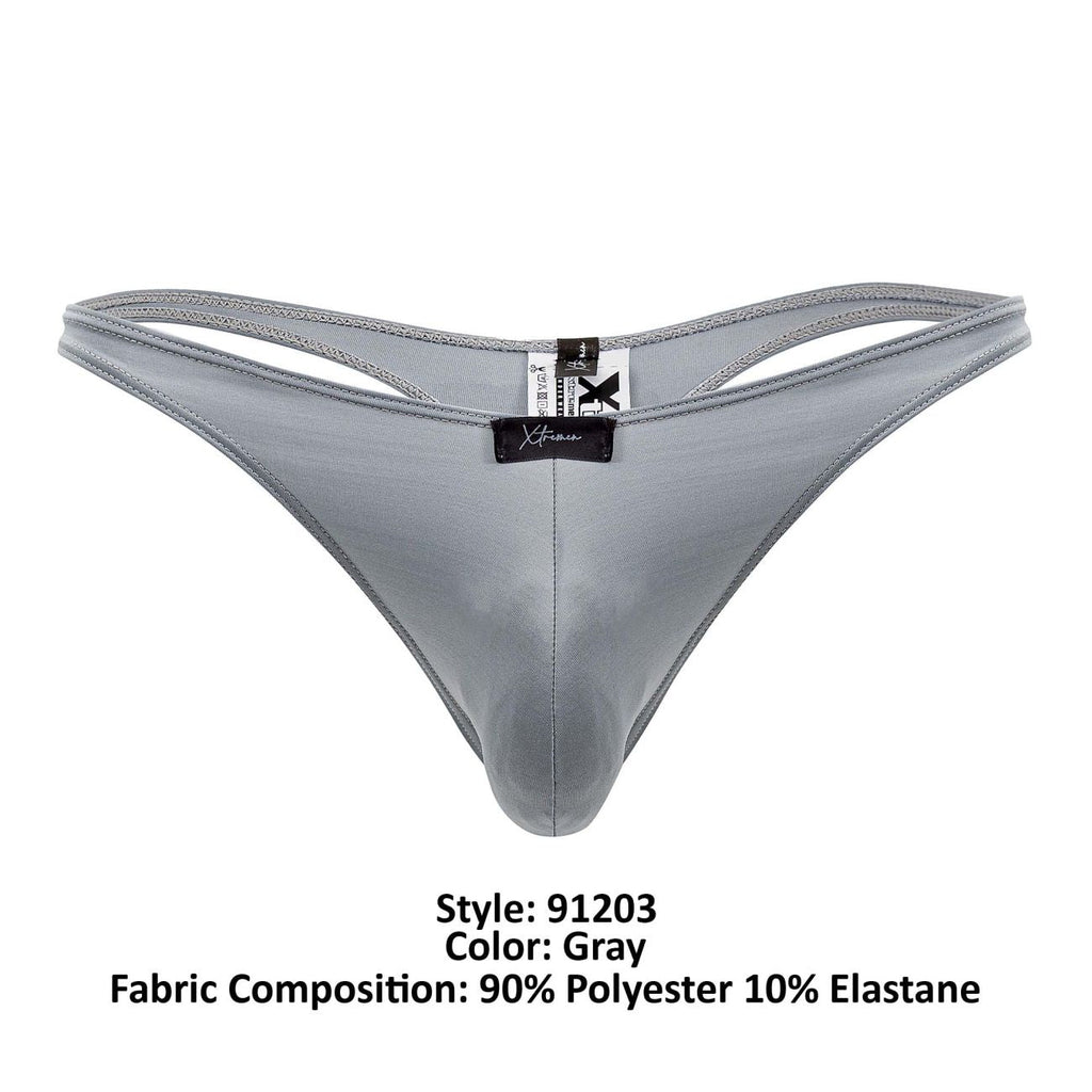 Xtremen 91203 Strings microfibre couleur gris