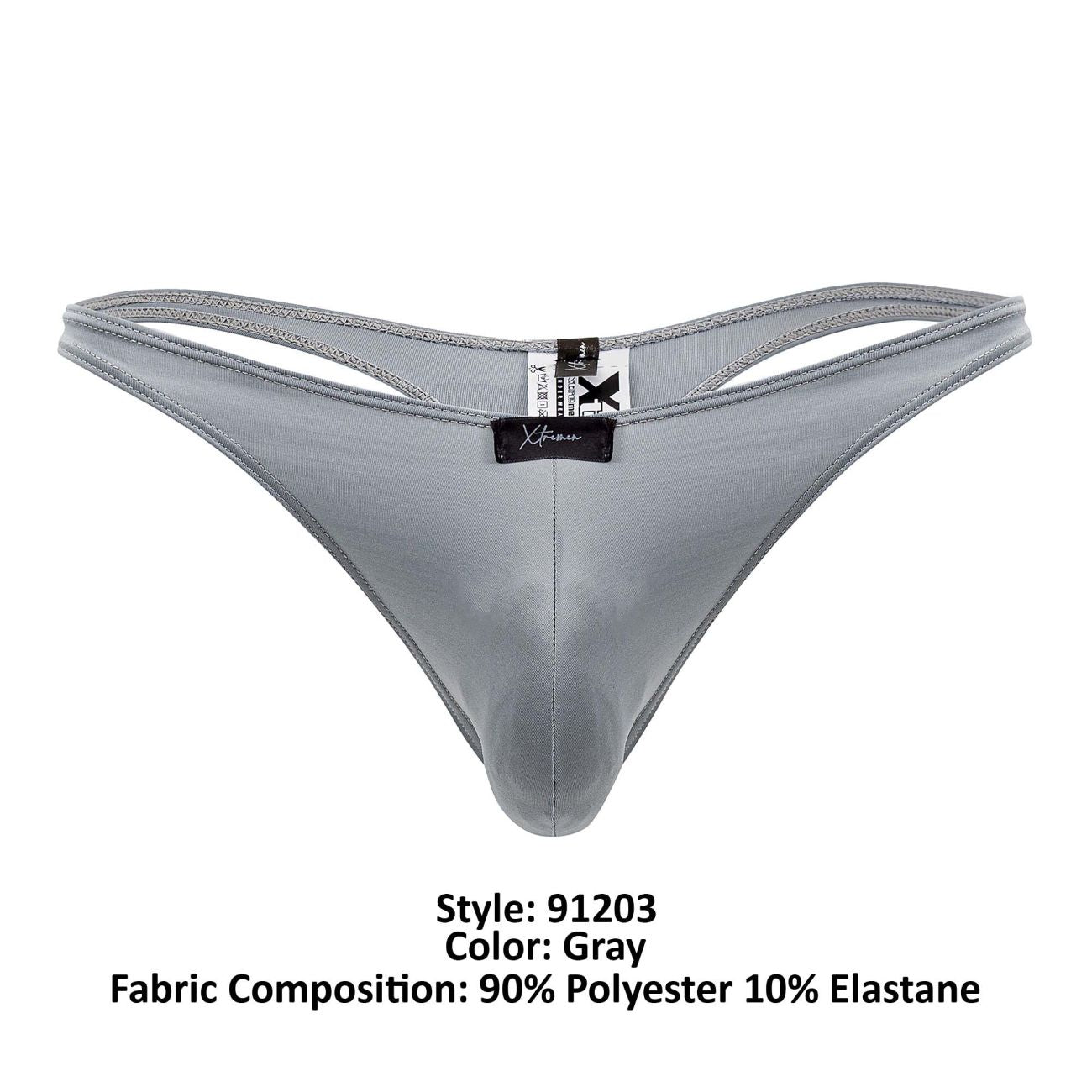 Xtremen 91203 Strings microfibre couleur gris