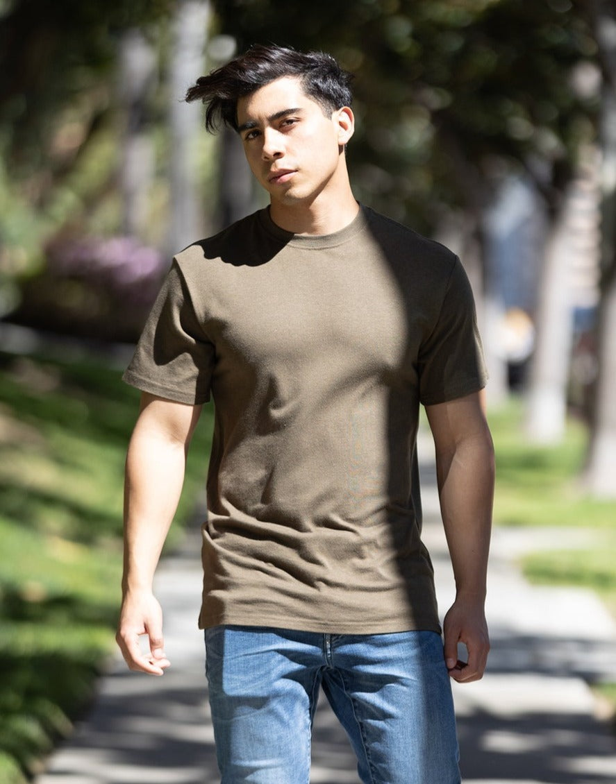 Custom Printed Men's Bamboo Viscose/Organic Cotton Short Sleeve T-Shirt - The7Letter