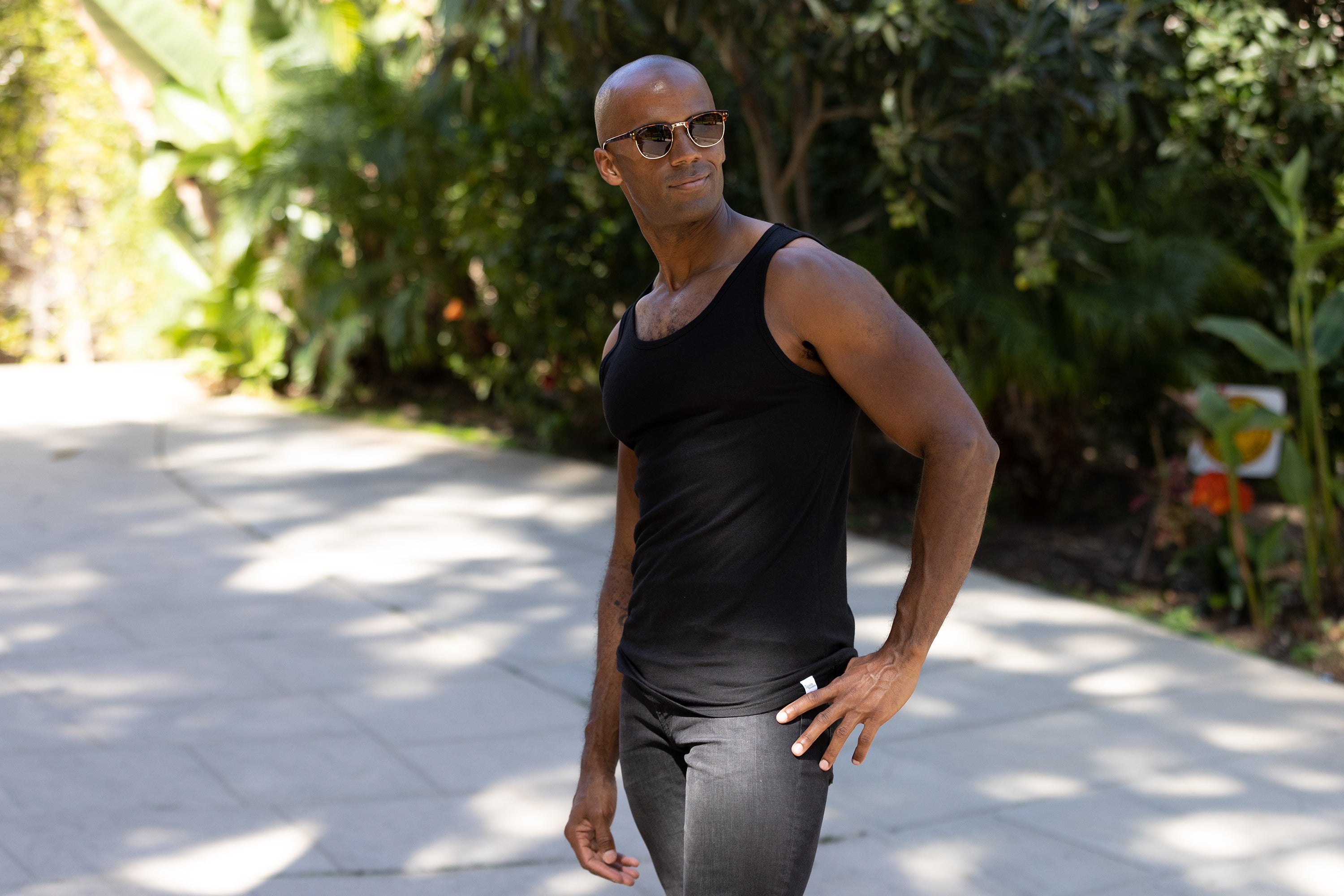 New Men's Bamboo Viscose/Organic Cotton Tank Top - The7Letter