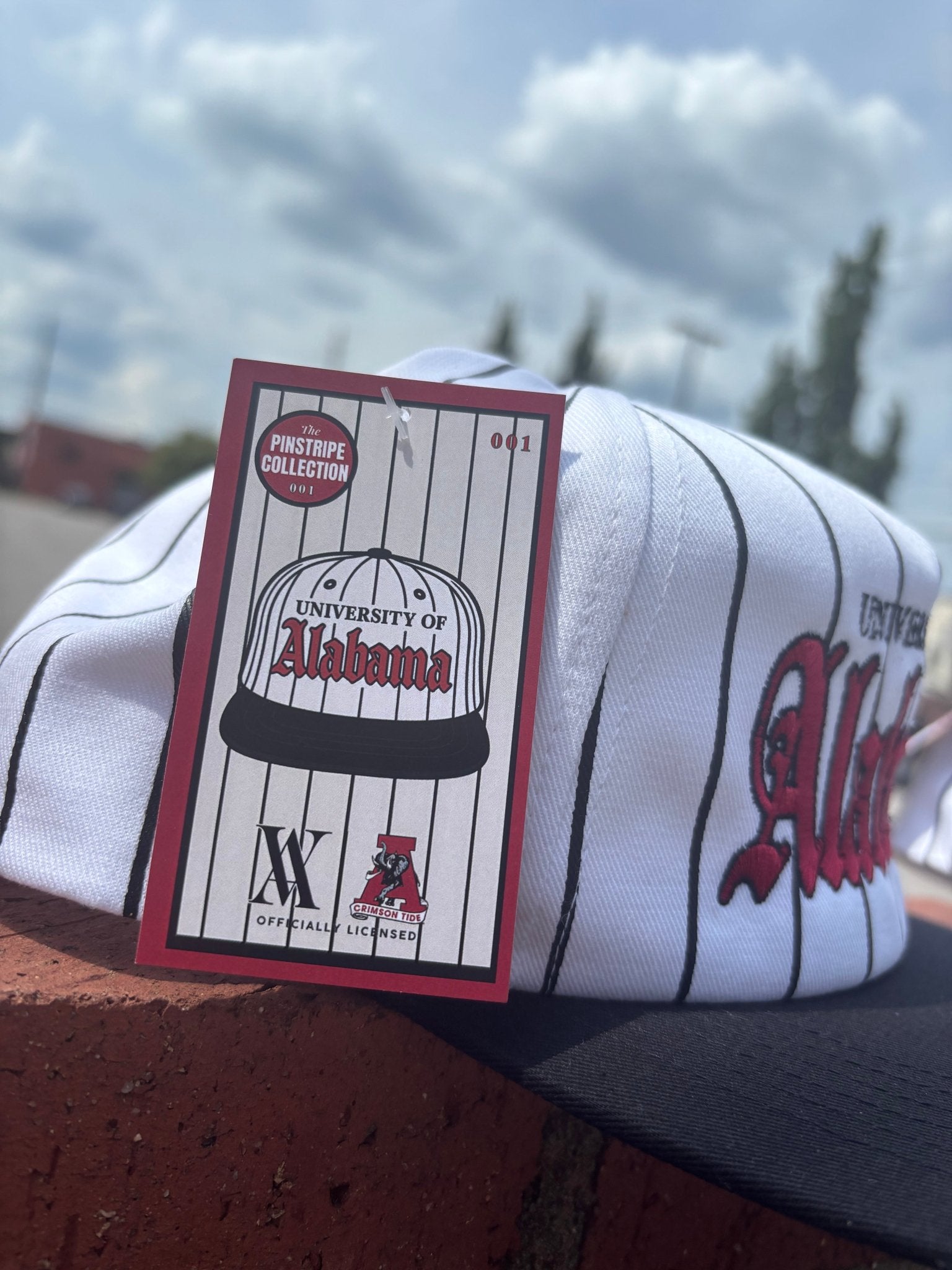 Casquette Snapback Alabama Old English - Collection Pinstripe (Vol. 1)