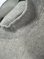 Alabama Varsity Mockneck Embroidered Crewneck Sweatshirt - Heather Grey