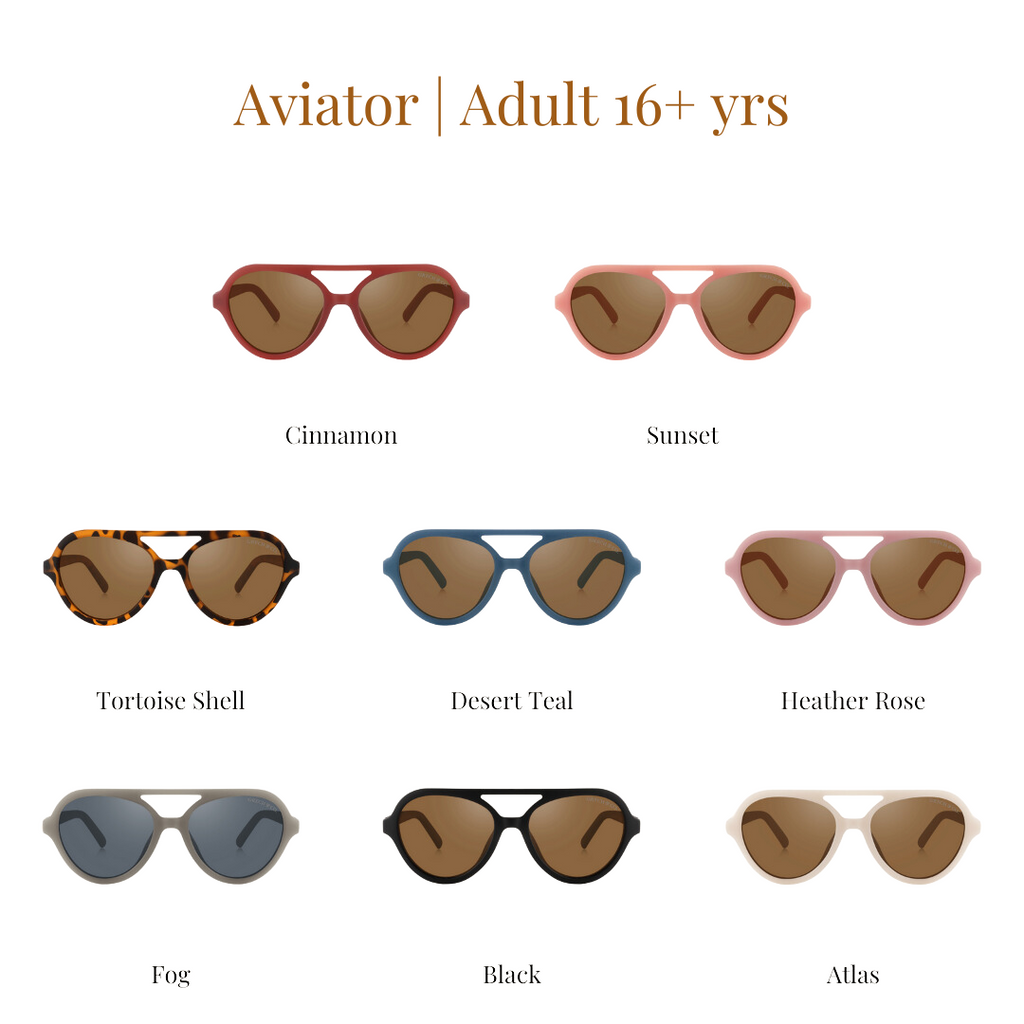 Aviator | Polarized Sunglasses | Adult | 15+ Y - The7Letter