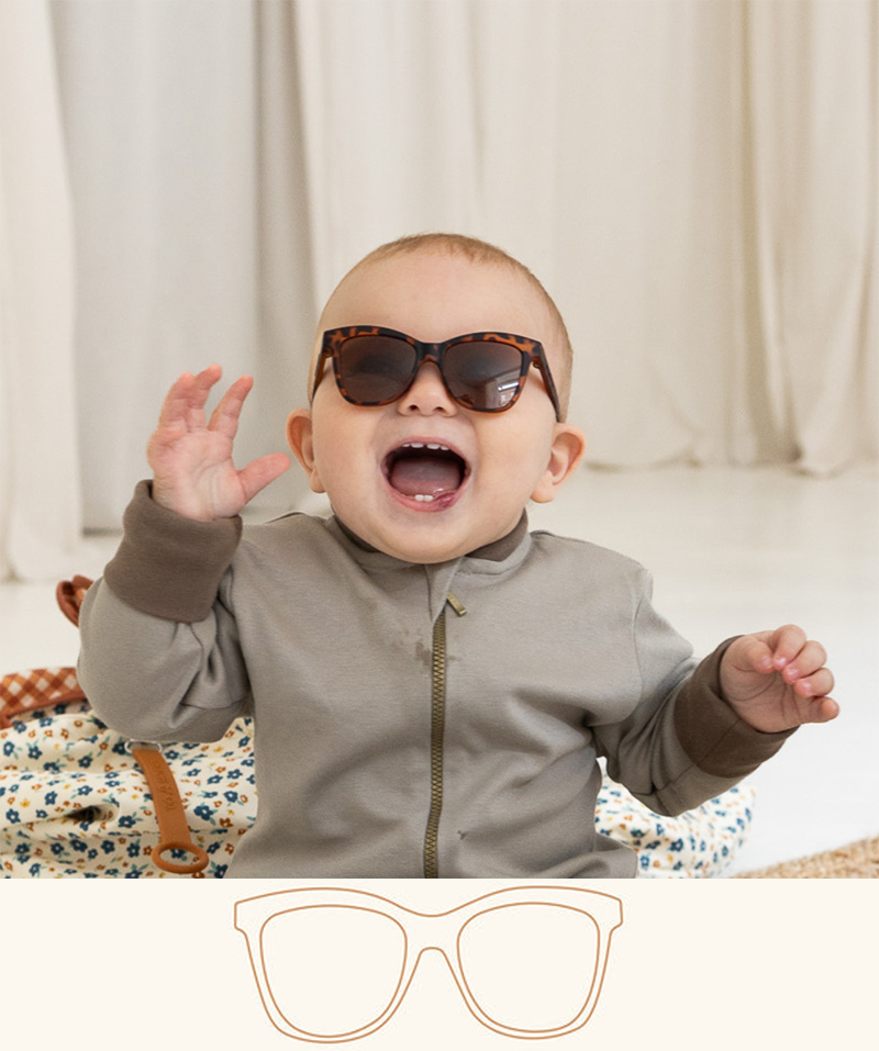 Iconic Wayfarer Ombre | Polarized Sunglasses | Baby | 0-2 Y - The7Letter