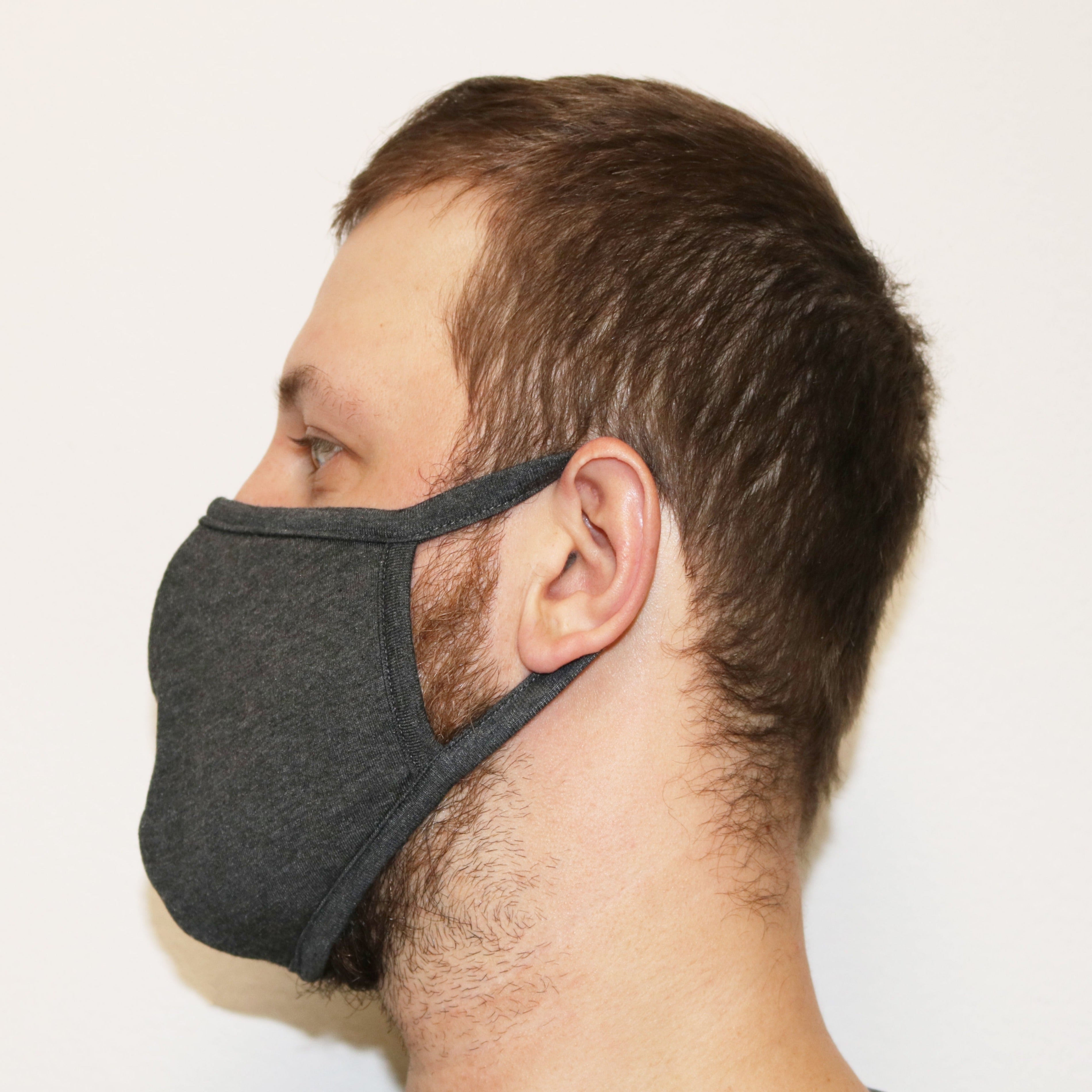 Bamboo X Large Triple Layer Breathable Face Mask - Natural, Silky Soft, Ultra Comfortable - The7Letter