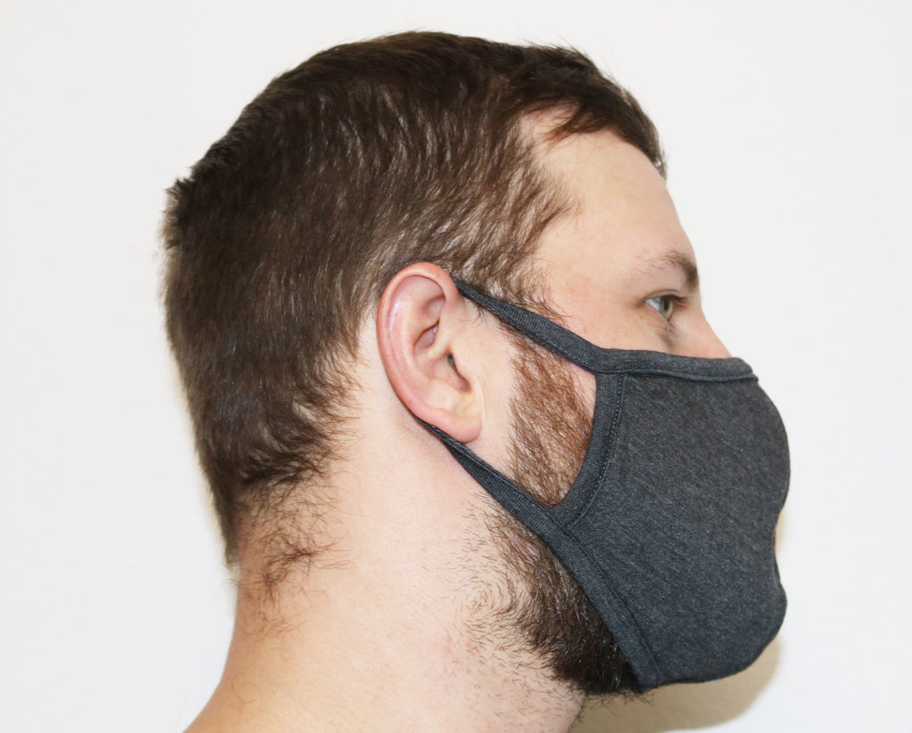 Bamboo X Large Triple Layer Breathable Face Mask - Natural, Silky Soft, Ultra Comfortable - The7Letter