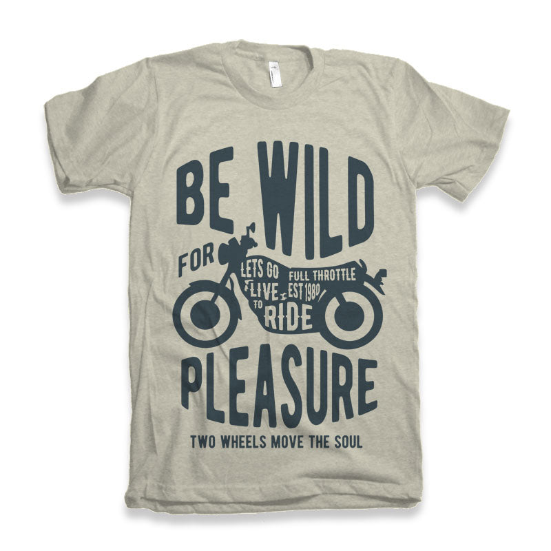 Be Wild Men's Bamboo Viscose/Organic Cotton Short Sleeve Graphic T-Shirt - The7Letter